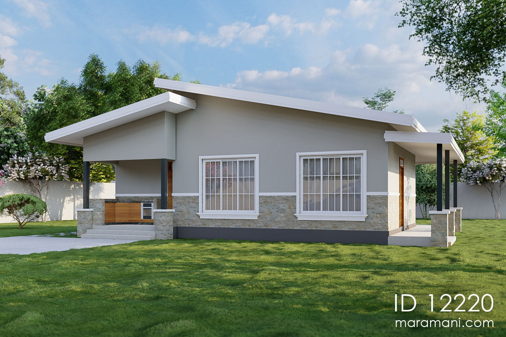 Simple house plan ID - 12220