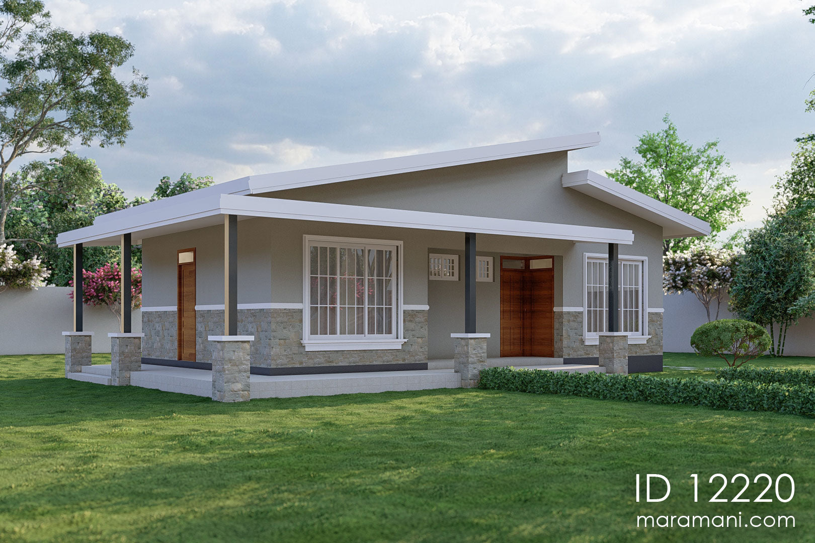 Simple house plan ID - 12220
