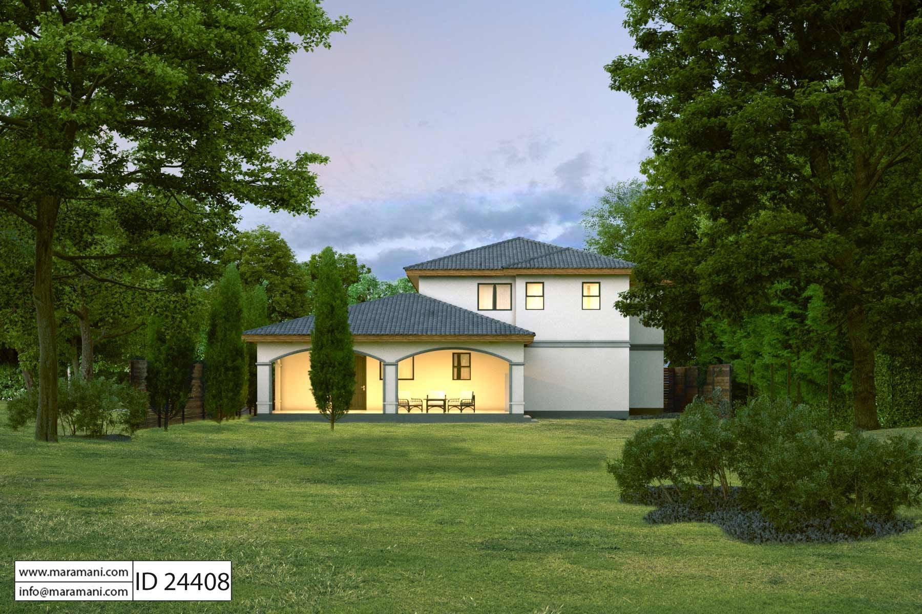 Urban 4 Bedroom House Plan - ID 24408