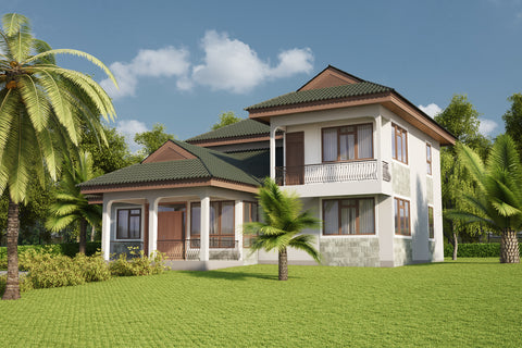 floor plan presentation What is the Difference between a Villa and a House?