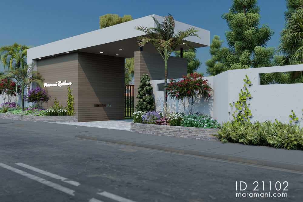 Gatehouse design - ID 21102 - Floor plan by Maramani