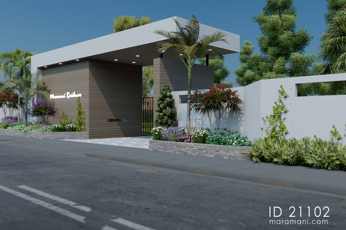 Gatehouse design - ID 21102 - Floor plan by Maramani