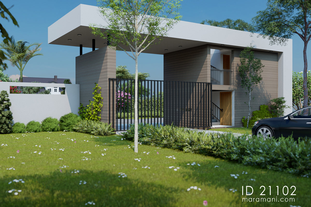 Gatehouse design ID 21102 Floor plan by Maramani
