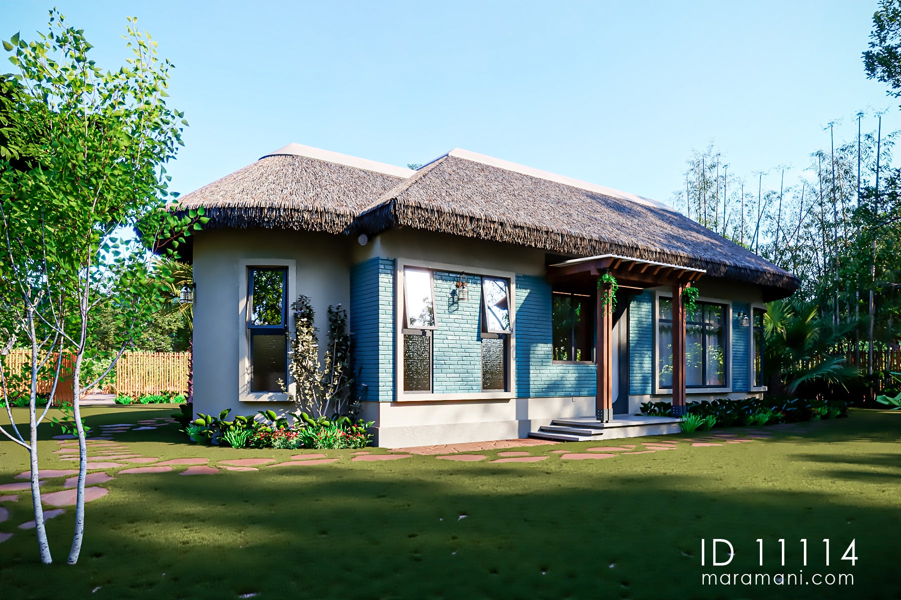 Cozy 1-Bedroom, 1-Story House Plan - ID 11114
