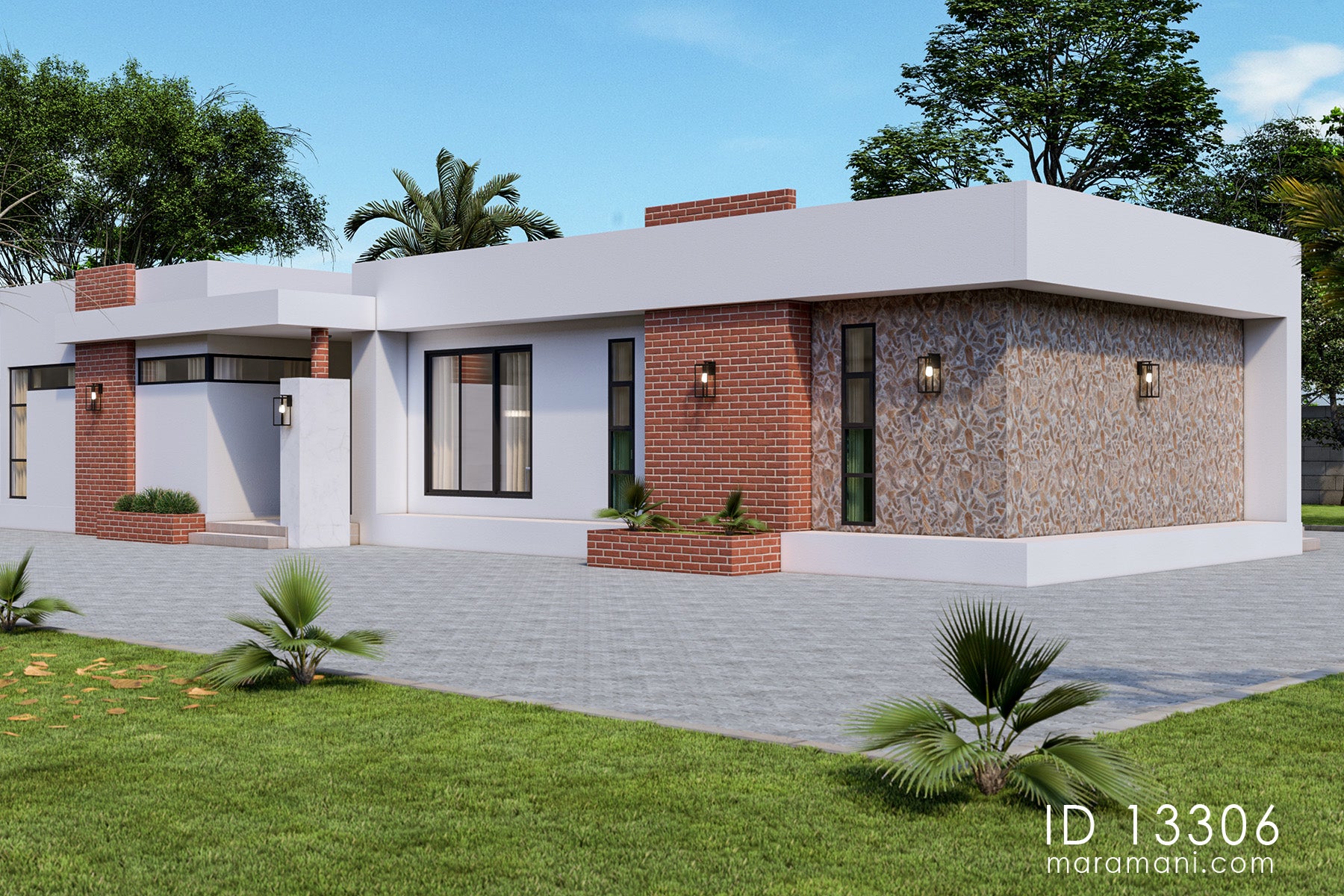 Three Bedroom House Plan And Design 2020 Simple House Design Modern
