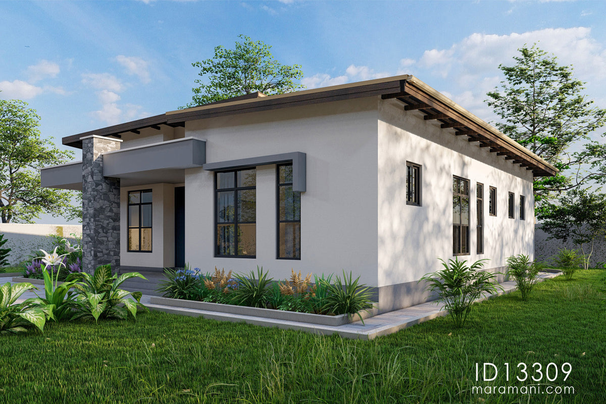 3 Bedroom House Plan - ID 13309 - By Maramani SEO