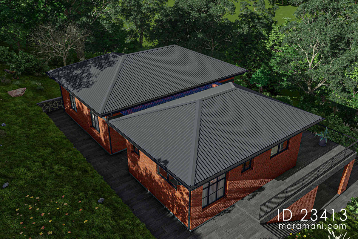 3-bedroom two-story house plan -ID 23413