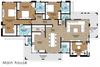 Low-budget modern 3-bedroom house design - ID 13420