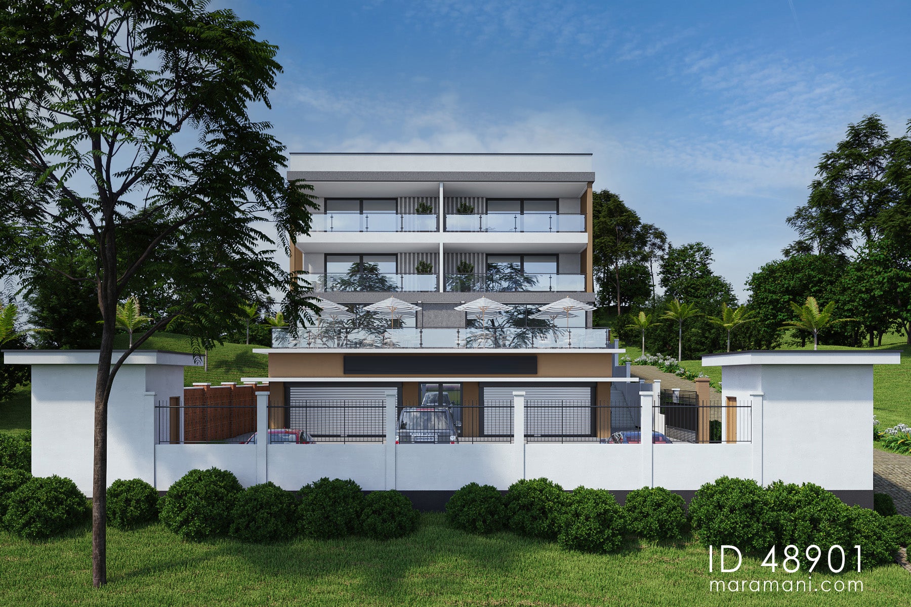 3 Story Mixed Use Building Design 30ft X 60ft 3 Storey House Plan