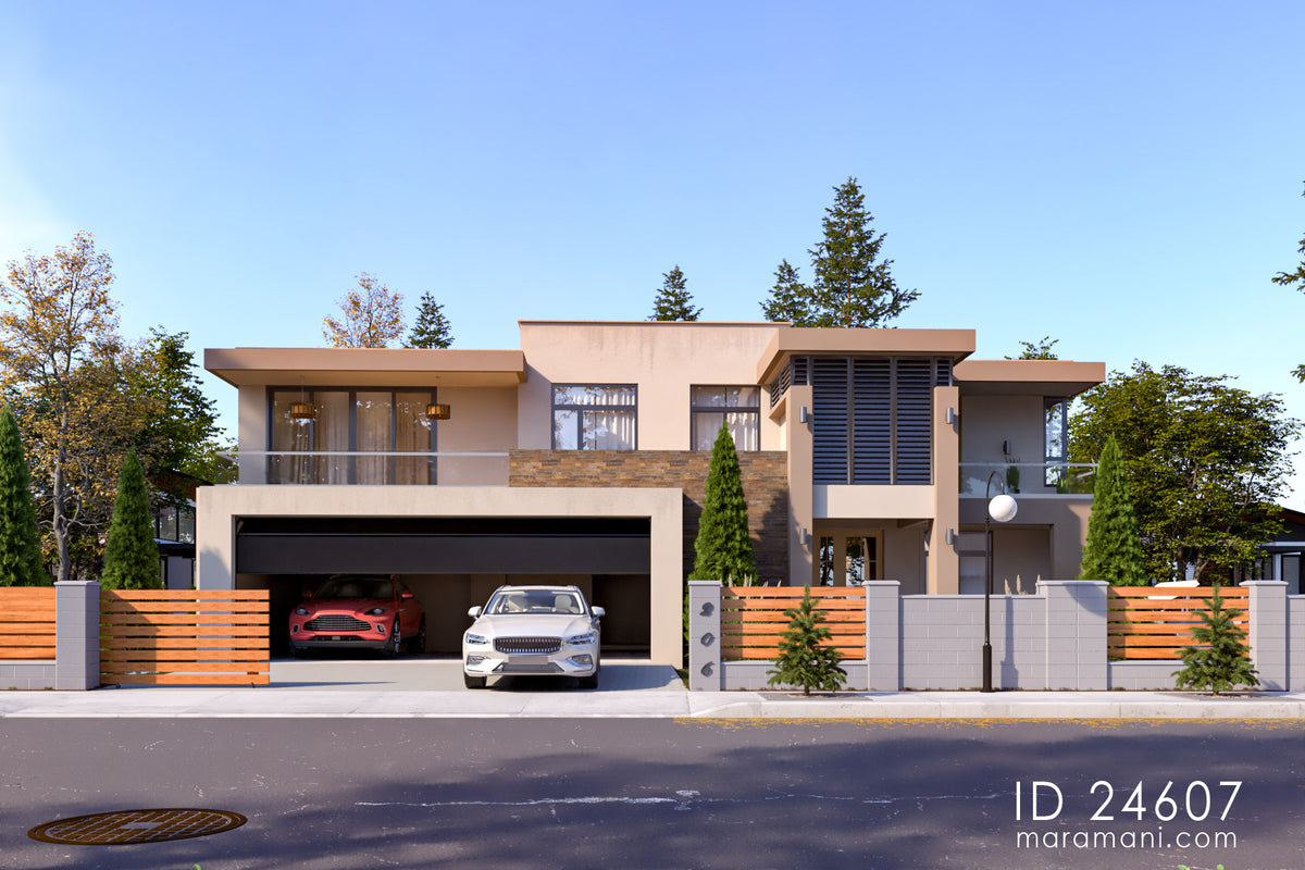 Modern 4 Bedroom Double Storey House - ID 24607 - Maramani