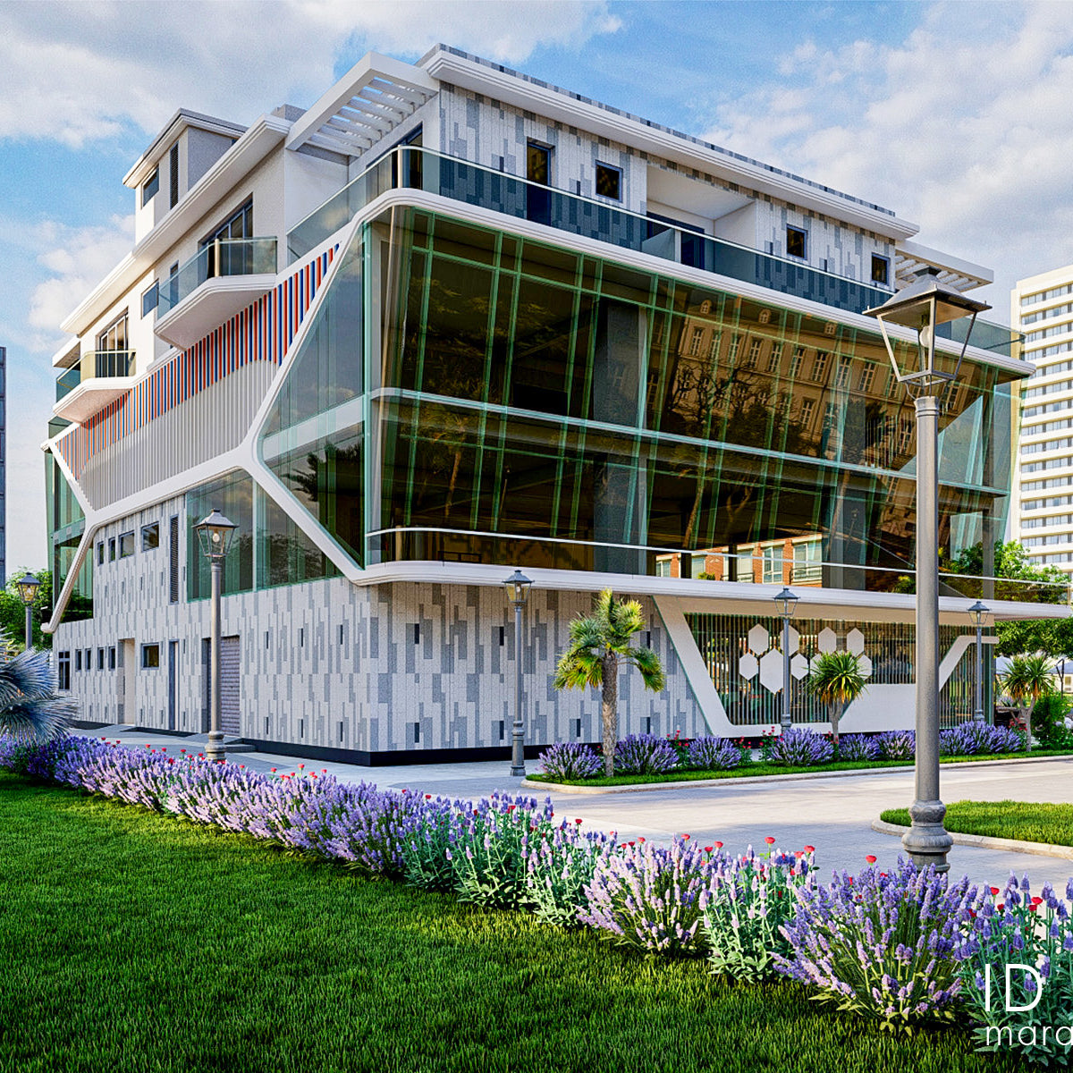 Modern 2 Story Commercial Building Design Commercial Building Design