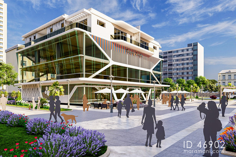 Modern Multipurpose commercial building - ID 46902 - Maramani