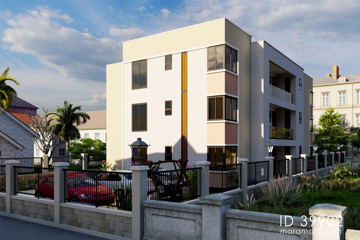 Rental Apartment House Plan - ID 39902 - Floor Plan by Maramani