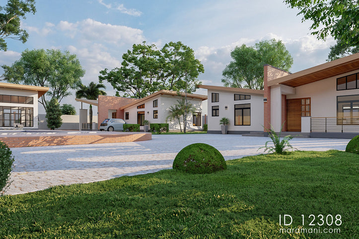 Small Real-estate House Plan - ID 12308 - Area 126 sqm 