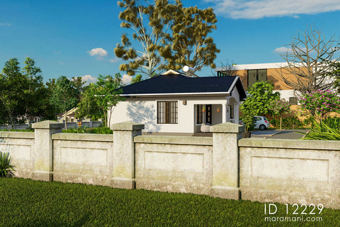 Tanzanian 2-Bedroom House Plan - ID 12229 - Designs Maramani