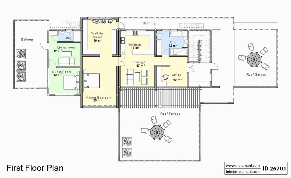 Luxury 6 Bedroom House Plan - ID 26701 - Floor Plans by Maramani