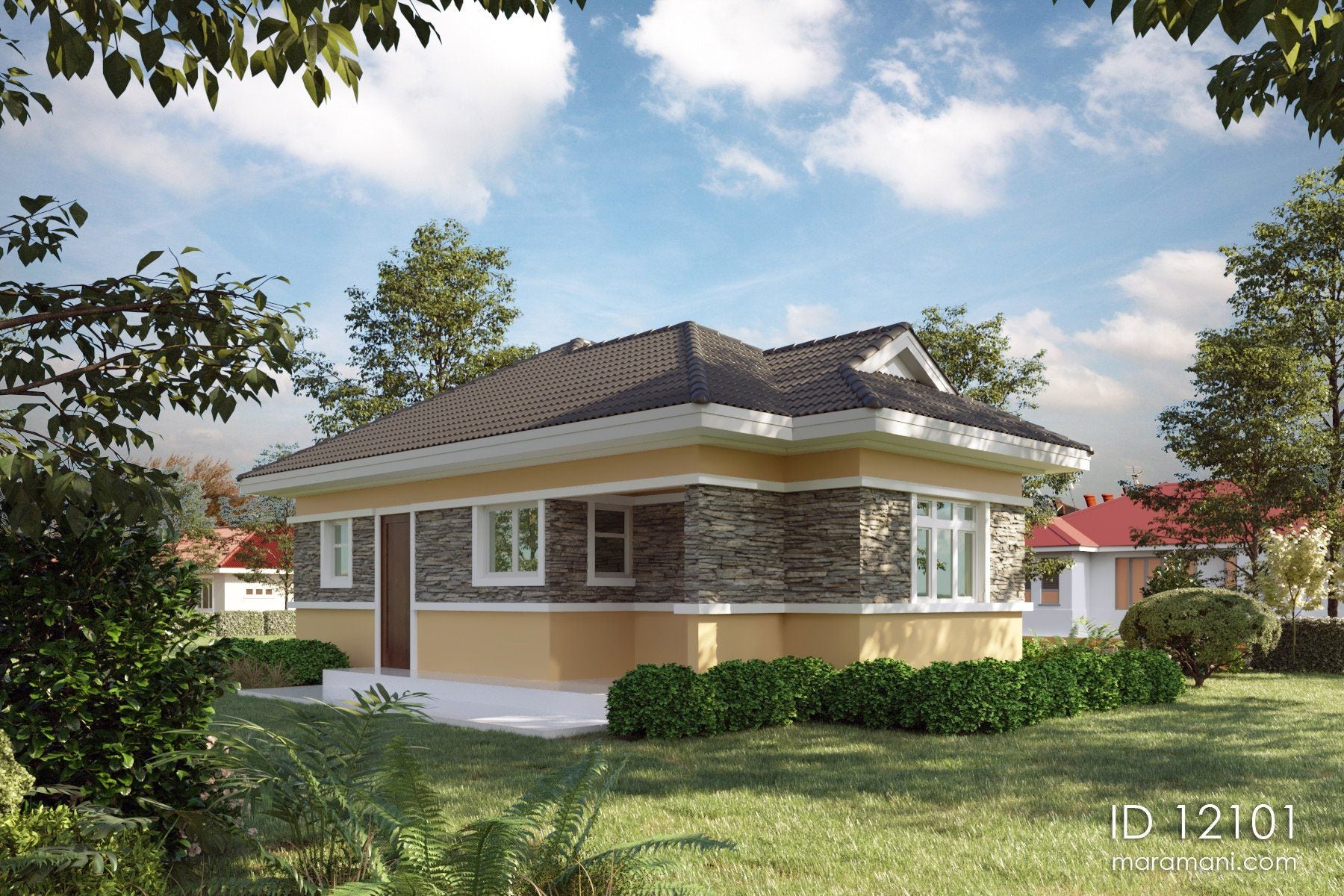 30X30 Modern House plan design || 2 BHK Plan-022 - Happho