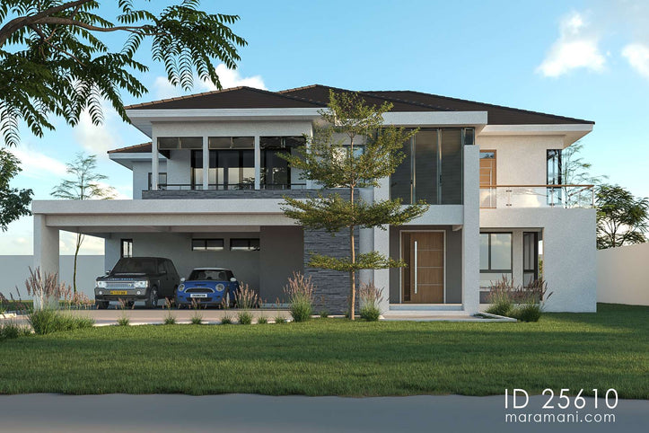 5 bedroom Contemporary modern house - ID 25610 