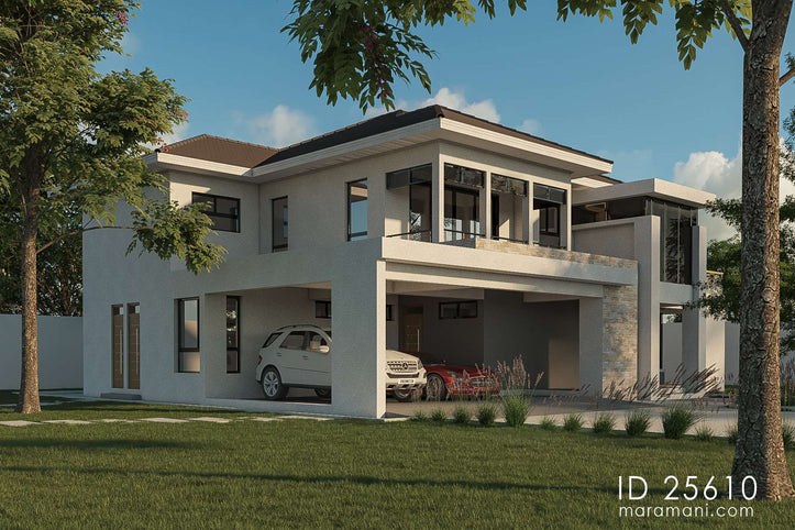5 bedroom Contemporary modern house - ID 25610 