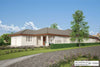 Side elevation view of a 5 Bedroom House Plan 1 Story - ID 15501
