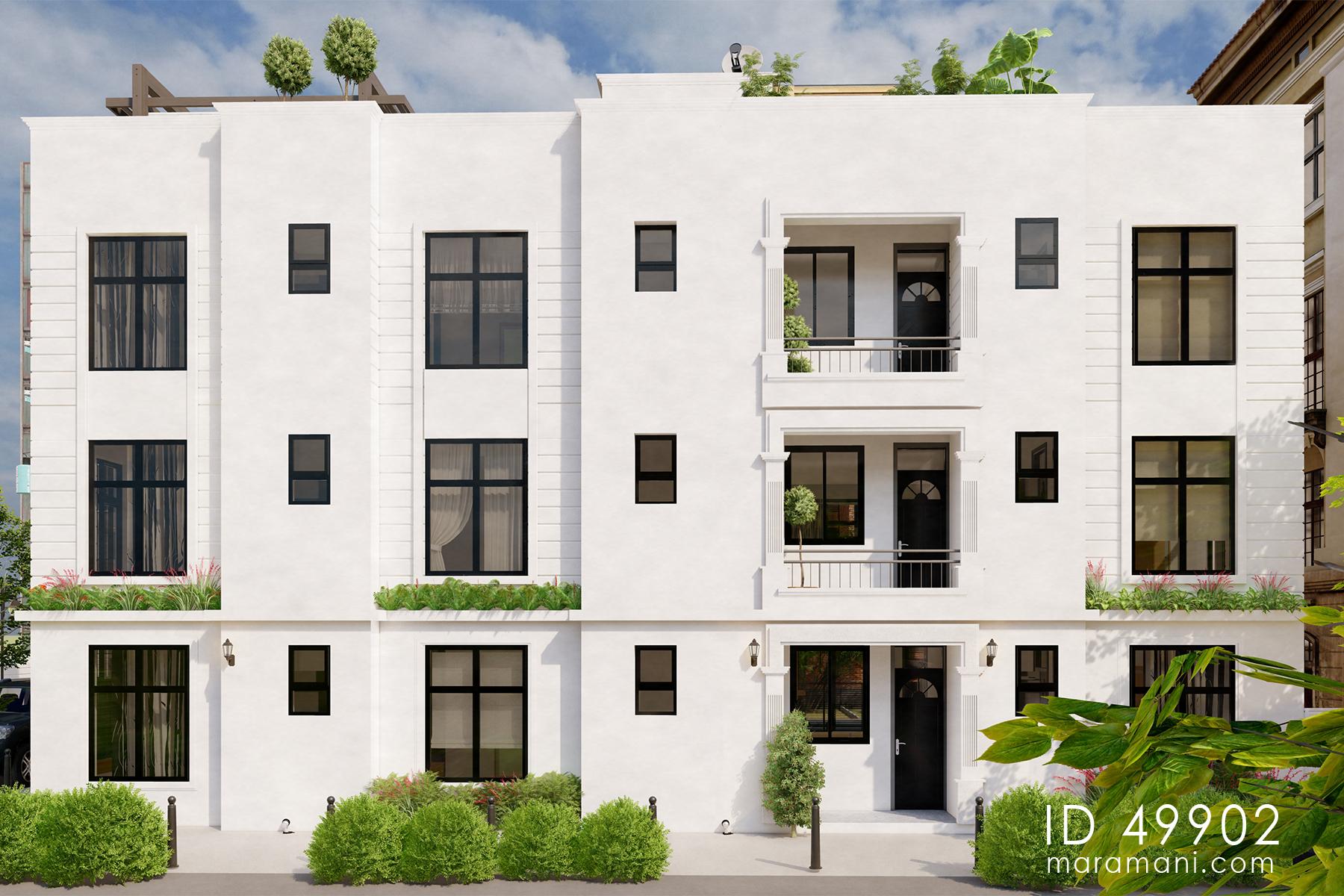 6 plex Apartments building ID 49902 Design by Maramani com 6 plex Apartments building ID 49902 Design by Maramani com