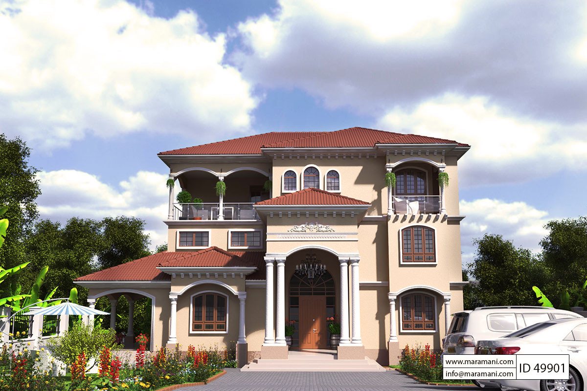 9 Bedroom House Design - Id 49901 - House Designs By Maramani