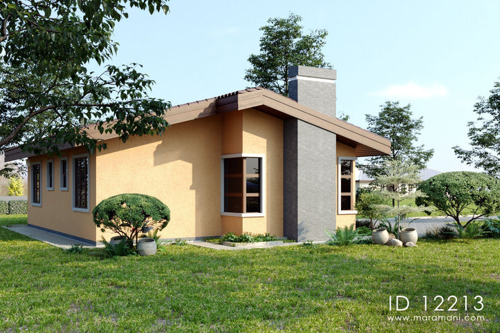 Contemporary 2 bedroom house - ID 12213 