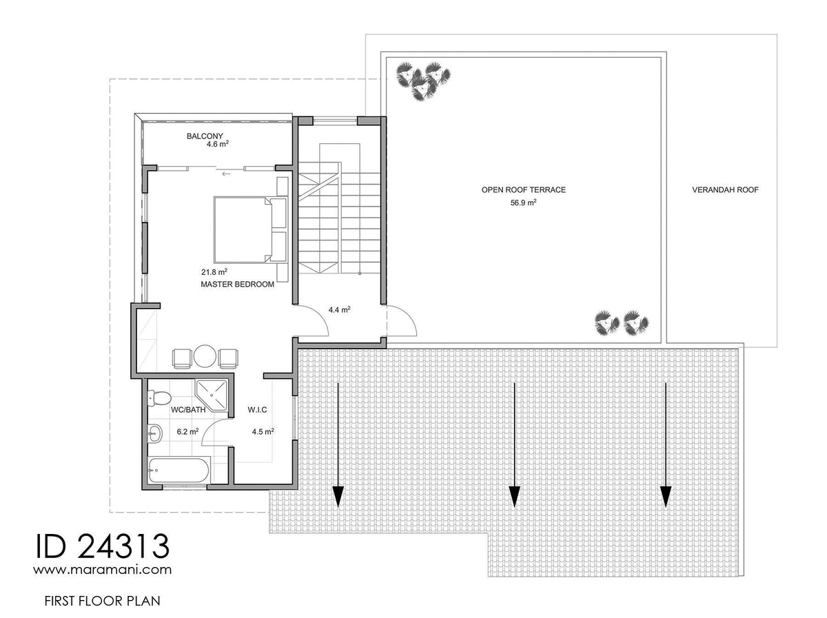 Hillside House Plan- ID 24313 - House Designs by Maramani