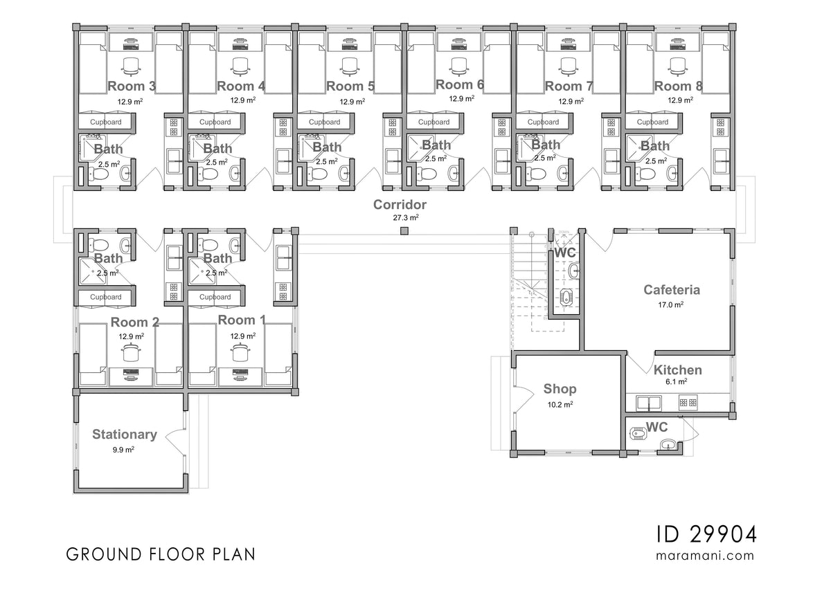 Normal Building Hostels Hostel Building Design - ID 29904