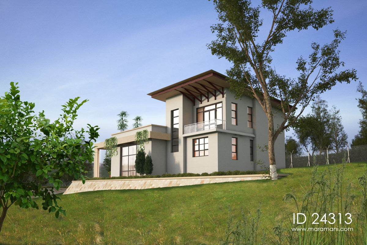Hillside House Plan- ID 24313 - House Designs by Maramani