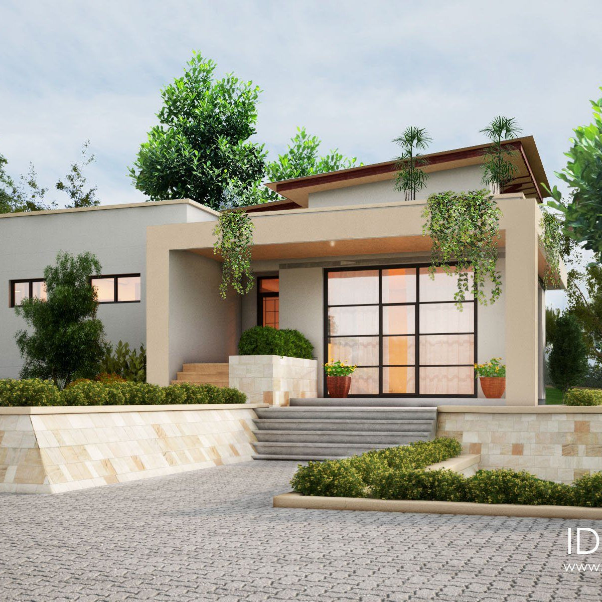 House Plan 24302 Hillside Ranch Hillside Retreat 8189LB
