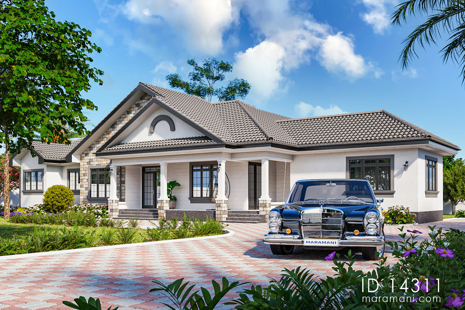 4 Bedroom Bungalow house - ID 14311