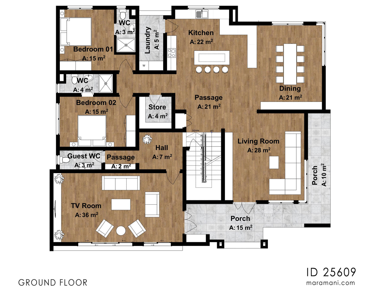 Modern contemporary house design - ID 25609