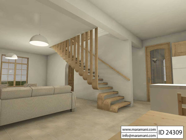 4 BRs Modern Contemporary House Plan - ID 24309 - Designs by Maramani 