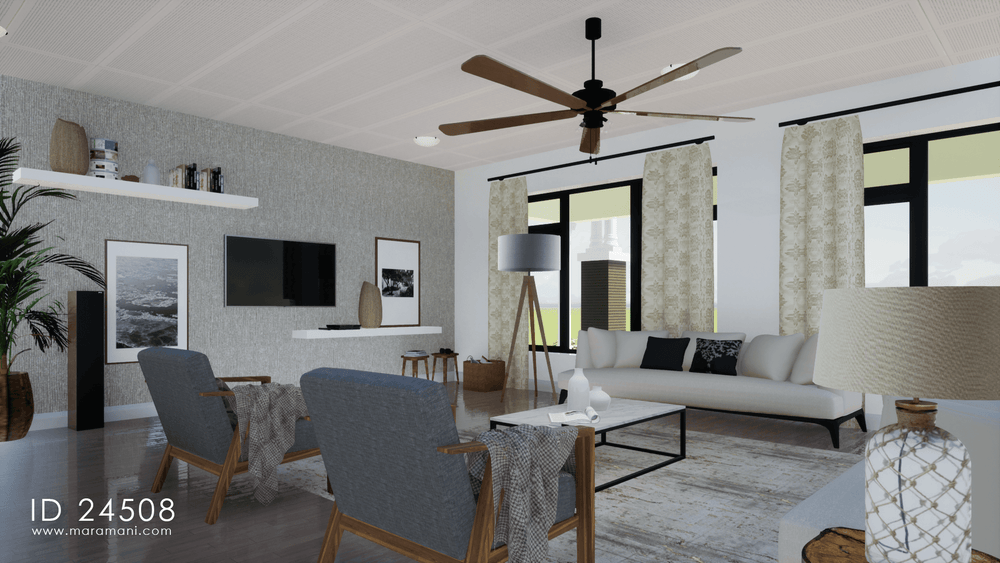 4 Bedroom villa - ID 24508 - Villa Plans Maramani.com